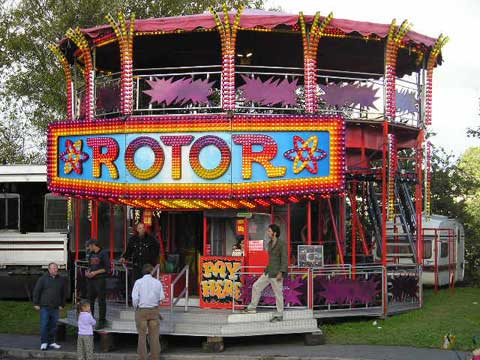 Rotor funfair hire